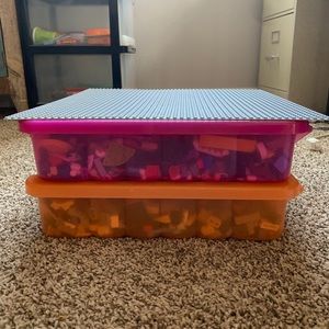 2 boxes of Random Legos